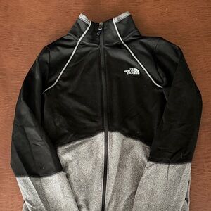 The North Face Black and Gray Full-Zip Jacket